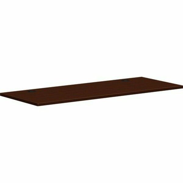 The Hon Co Worksurface, Rectangle, 60inx24in, Mahogany HONPLRW6024LT1